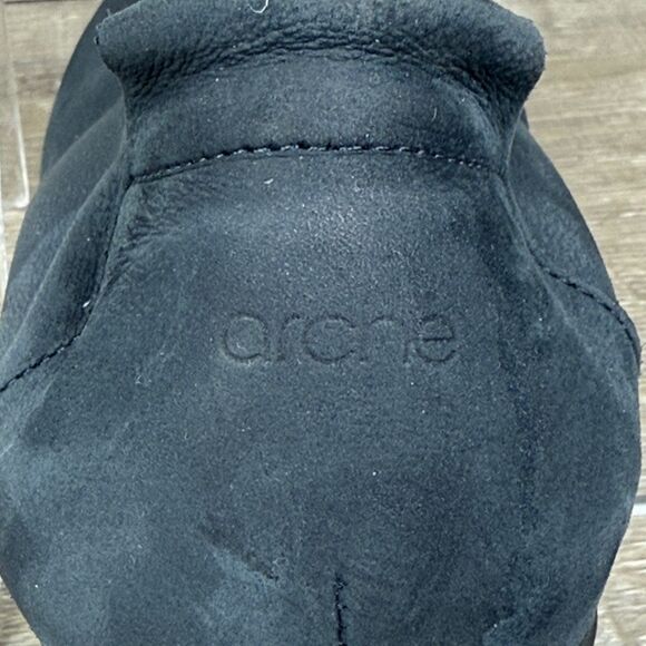 Arche Loomis Navy Suede Women's Sz 7/EU 38 Slip On Wedge Comfort Loafers - Picture 11 of 14